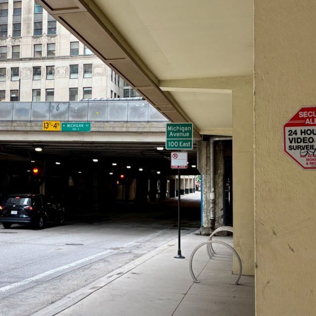 Chicago police have access to a network of roughly 40,000 public and private surveillance cameras across the city, making it one of the most “extensive and integrated” systems in the country, according to the ACLU of Illinois. (Medill Illinois News Bureau photo by Naomi Taxay)